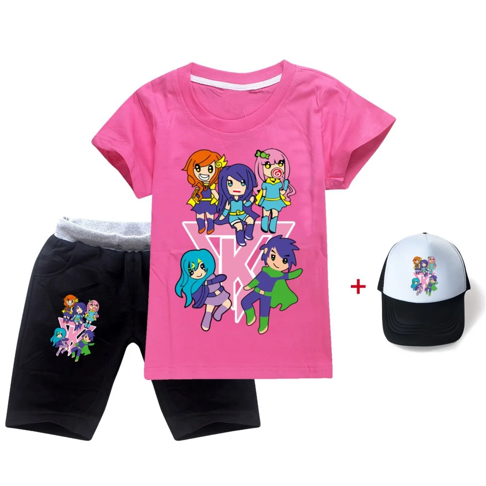 Boy Girl Clothes Its Funneh T-Shirt Set Cartoon Clothing 3D Print Kid T-Shirt+Pants+Cap 3Piece Sets Children Sportswear Suit
Boy Girl Clothes Its Funneh T-Shirt Set Cartoon Clothing 3D Print Kid T-Shirt+Pants+Cap 3Piece Sets Children Sportswear Suit