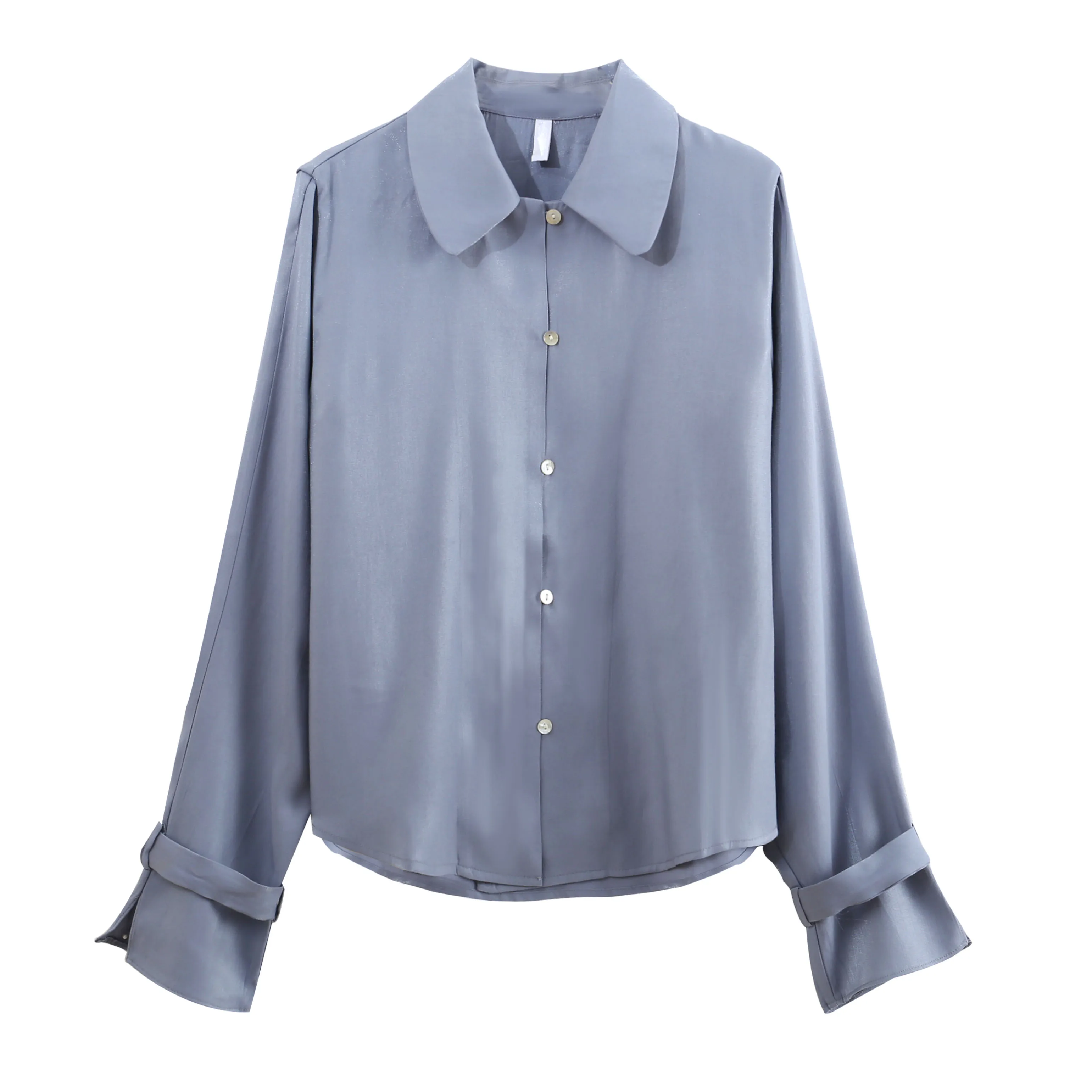 2022 Summer New Chiffon Women Shirts Turn-Down Collar Long-Sleeved Solid Office Lady Silk Shirts Outwear Coat Tops
2022 Summer New Chiffon Women Shirts Turn-Down Collar Long-Sleeved Solid Office Lady Silk Shirts Outwear Coat Tops