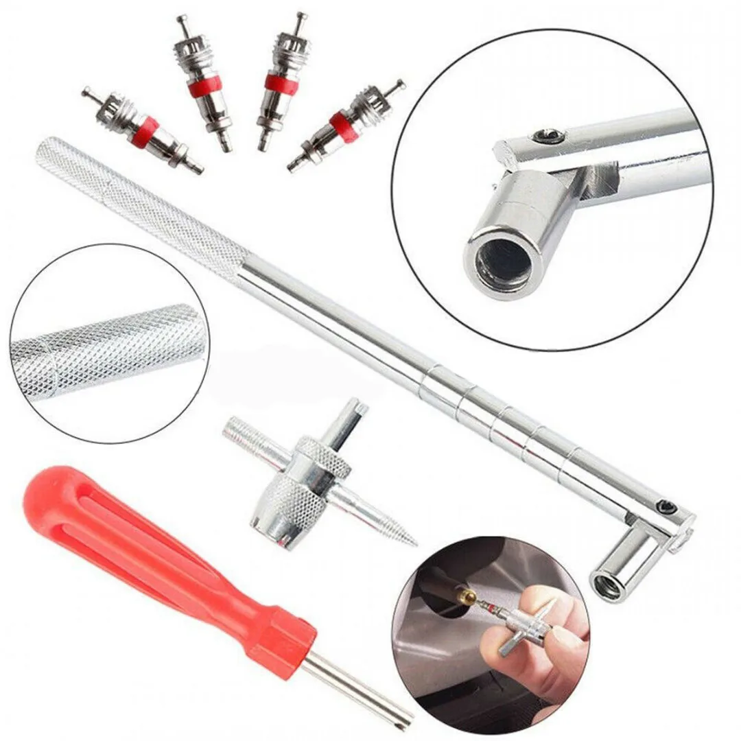 Valve Stem Installation Tire Remover Repair Kit HD Chrome Puller Car Tire Plug Core For Cars Motorcycles Bike
Valve Stem Installation Tire Remover Repair Kit HD Chrome Puller Car Tire Plug Core For Cars Motorcycles Bike