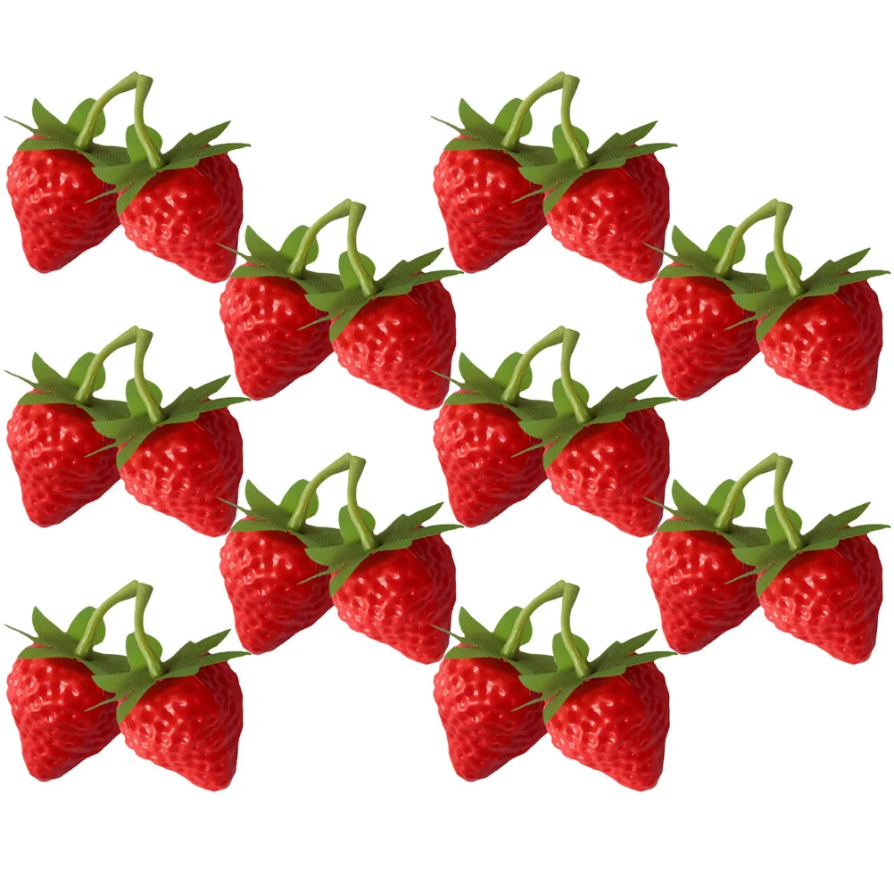 50 Pcs Simulated Strawberry Artificial Fruits Decoration Lifelike Mini Toy Ornament Fake Toys Kids Cupboard Model 
50 Pcs Simulated Strawberry Artificial Fruits Decoration Lifelike Mini Toy Ornament Fake Toys Kids Cupboard Model