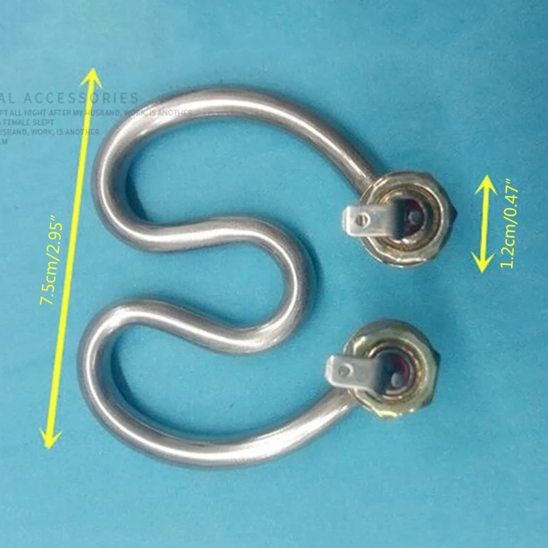 Сменная деталь W8KC 500 Вт 220 В в форме подковы, латунная электрическая тепловая трубка для кофеварки, электрического чайника, нагревательный э...
Сменная деталь W8KC 500 Вт 220 В в форме подковы, латунная электрическая тепловая трубка для кофеварки, электрического чайника, нагревательный э...