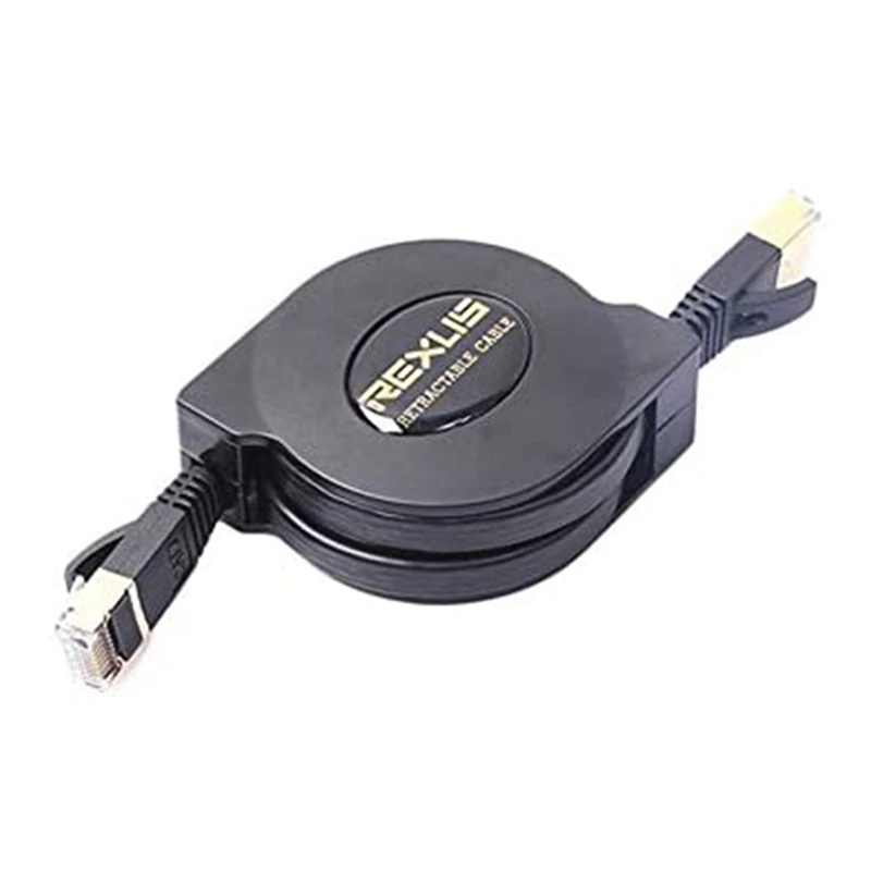 REXLIS выдвижной Ультра Плоский позолоченный CAT-7 10-гигабитный Ethernet-кабель RJ45 для модемной сети маршрутизатора LAN, 1,5 метров (5 футов)
REXLIS выдвижной Ультра Плоский позолоченный CAT-7 10-гигабитный Ethernet-кабель RJ45 для модемной сети маршрутизатора LAN, 1,5 метров (5 футов)