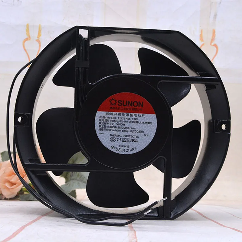A2175-HBL T.GN Fan 17251AC220V axial flow elliptical cooling fan 6 Month Warranty
A2175-HBL T.GN Fan 17251AC220V axial flow elliptical cooling fan 6 Month Warranty
