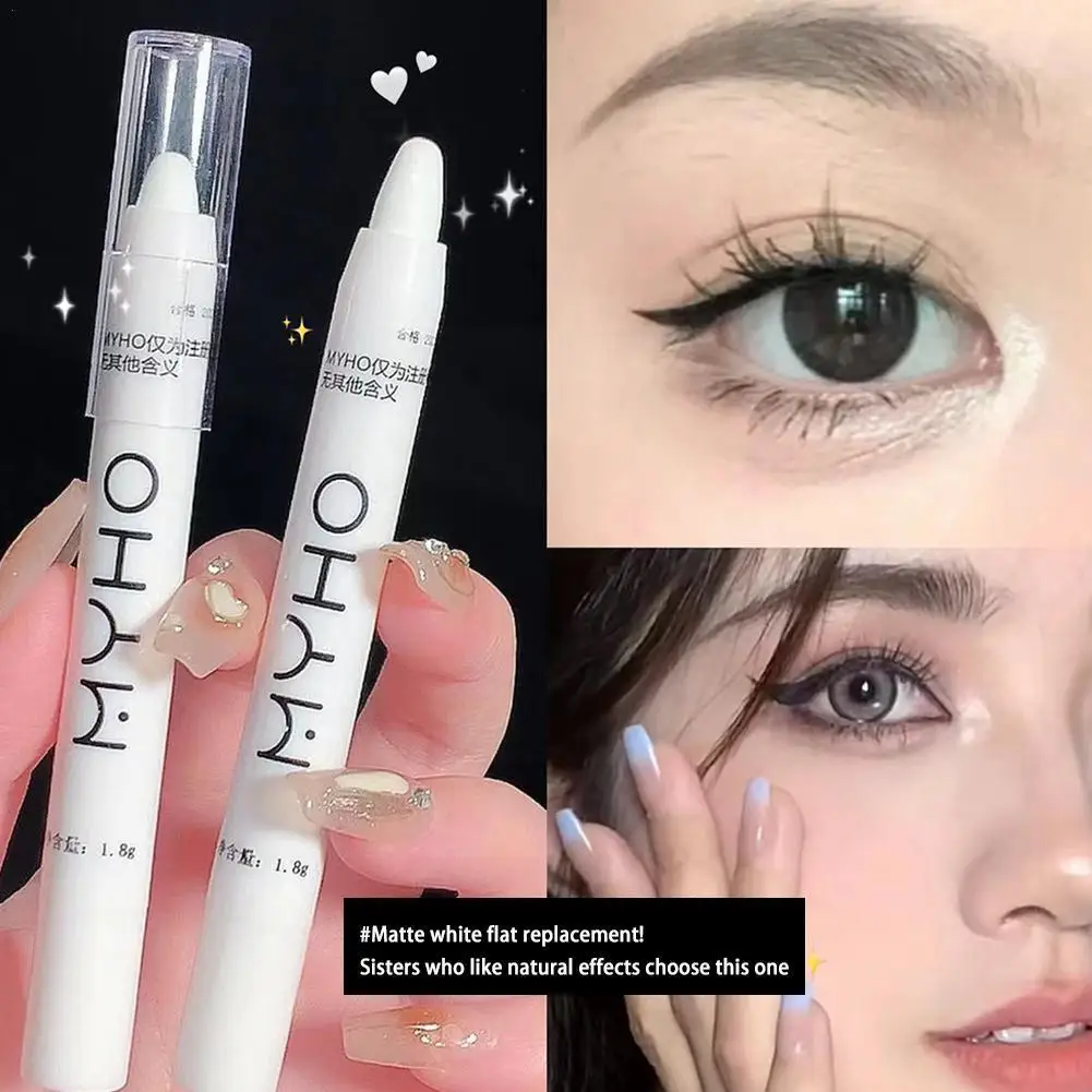 Matte White Lying Silkworm Highlighter Pen Eyes Corner Pearl Brightening Waterproof Eyeliner Stick High-gloss Eyeshadow Gli B7B4
Matte White Lying Silkworm Highlighter Pen Eyes Corner Pearl Brightening Waterproof Eyeliner Stick High-gloss Eyeshadow Gli B7B4