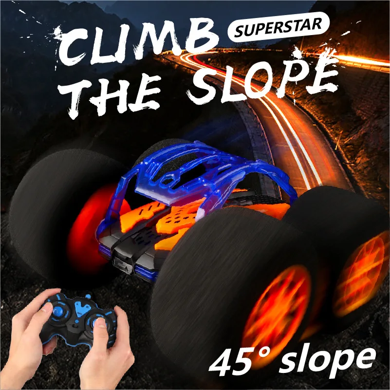 New RC Stunt Car 2.4 G Remote Control Climbing Off-Road Drift Vehicle Endurance 30 Minutes Kids Gifts Driving Toys For Boys 6+
New RC Stunt Car 2.4 G Remote Control Climbing Off-Road Drift Vehicle Endurance 30 Minutes Kids Gifts Driving Toys For Boys 6+