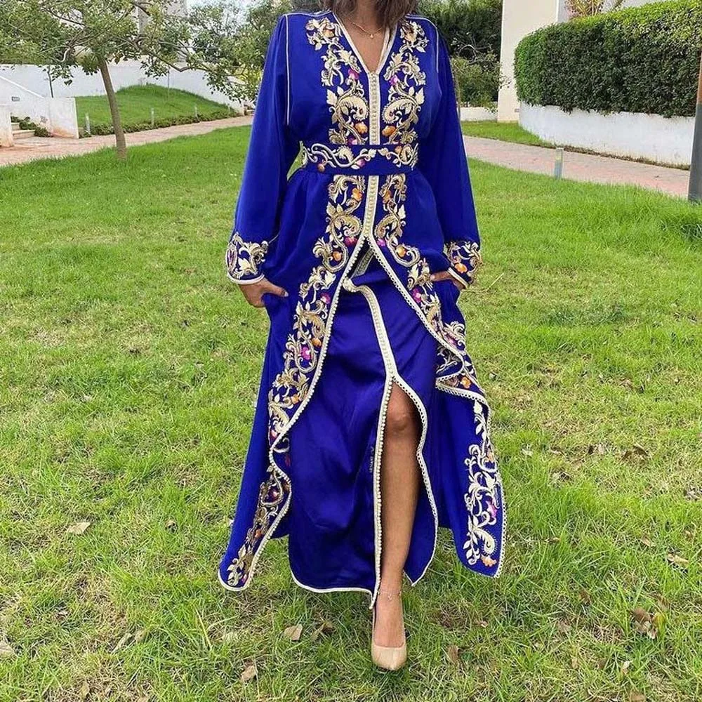 2022 Embroidery Dress Women Elegant Dubai Abaya Turkey Muslim Islamic Long Kaftan Dresses Jellaba Moroccan Robes Banquet Dress
2022 Embroidery Dress Women Elegant Dubai Abaya Turkey Muslim Islamic Long Kaftan Dresses Jellaba Moroccan Robes Banquet Dress