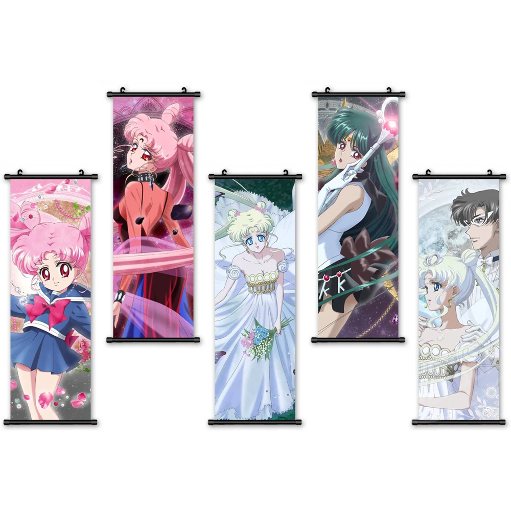 Home Decor Anime Canvas Pictures Sailor Moon Poster Print Wall Art Plastic Scroll Character Hanging Painting Bedside Background
Home Decor Anime Canvas Pictures Sailor Moon Poster Print Wall Art Plastic Scroll Character Hanging Painting Bedside Background