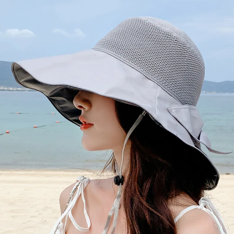 2022 Spring And Summer New Large Eave Knitted Bow Solid Color Korean Women's Uv Proof Solid Color Sunshade Fisherman Hat
2022 Spring And Summer New Large Eave Knitted Bow Solid Color Korean Women's Uv Proof Solid Color Sunshade Fisherman Hat