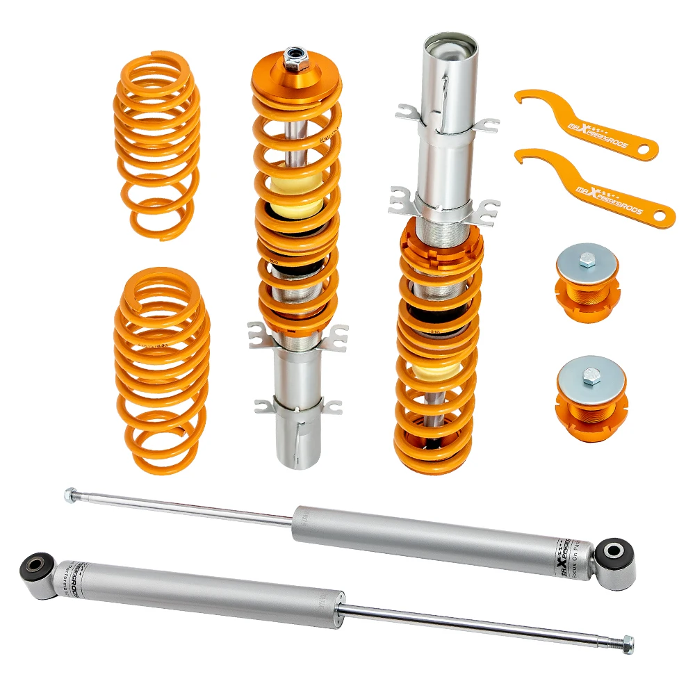 Coilover Struts For VW GOLF GTI JETTA MK4 98-05 Suspension Spring Kit for Seat Leon MK1 1M1 1.9 TDI 2.0 2.3 V5 Shock Absorber
Coilover Struts For VW GOLF GTI JETTA MK4 98-05 Suspension Spring Kit for Seat Leon MK1 1M1 1.9 TDI 2.0 2.3 V5 Shock Absorber