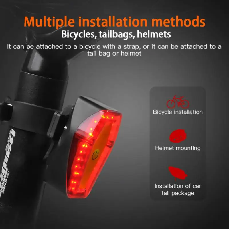 Outdoor Dead Flying Warning Light USB Riding Rechargeable High-brightness Light 6 Modes 24 Wicks Touch Screen Creative Taillight
Outdoor Dead Flying Warning Light USB Riding Rechargeable High-brightness Light 6 Modes 24 Wicks Touch Screen Creative Taillight