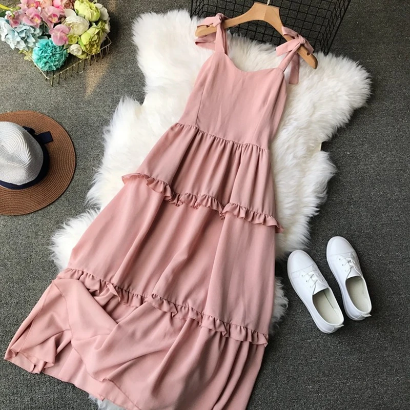Women's Spring Summer Dress Shoulder Strap Vintage Camisole Solid V Neck High Waist Sleeveless Dress
Women's Spring Summer Dress Shoulder Strap Vintage Camisole Solid V Neck High Waist Sleeveless Dress
