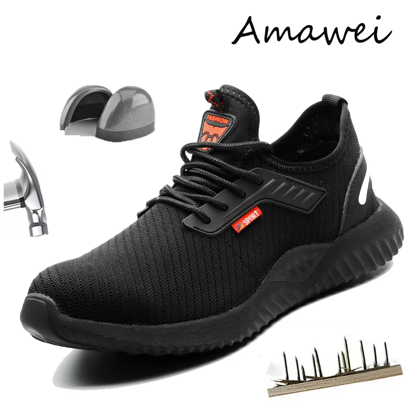 Breathable Men's Work Boots With Steel Toe Cap Anti-smashing Protection Lightweight And Indestructible Safety Shoes
Breathable Men's Work Boots With Steel Toe Cap Anti-smashing Protection Lightweight And Indestructible Safety Shoes