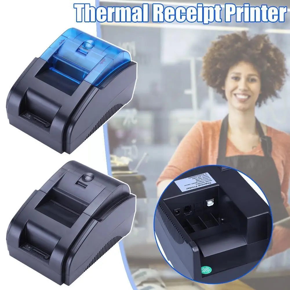 Thermal Receipt Printer USB + Bluetooth Connectivity For Iphone Android Windows Systems 58mm POS Printer T3L2
Thermal Receipt Printer USB + Bluetooth Connectivity For Iphone Android Windows Systems 58mm POS Printer T3L2