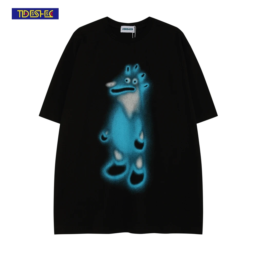 Hip Hop Harajuku T-Shirt Men Streetwear Graffiti Funny Monster Printed T Shirt Cotton Tshirt 2022 Summer Short Sleeve Tops Tees
Hip Hop Harajuku T-Shirt Men Streetwear Graffiti Funny Monster Printed T Shirt Cotton Tshirt 2022 Summer Short Sleeve Tops Tees