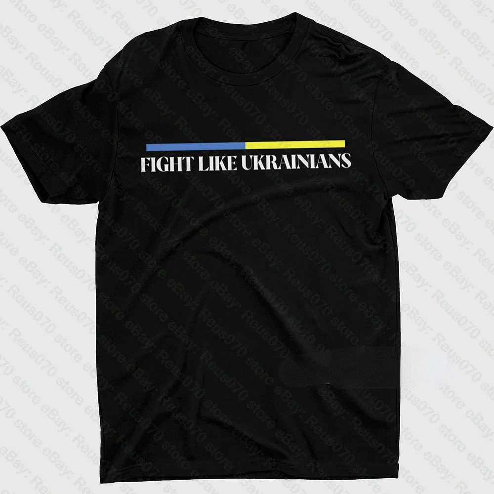 Fight Like Ukrainians. Ukrainian Flag Patriotic Ukraine T-Shirt 100% Cotton O-Neck Short Sleeve Casual Mens T-shirt Size S-3XL
Fight Like Ukrainians. Ukrainian Flag Patriotic Ukraine T-Shirt 100% Cotton O-Neck Short Sleeve Casual Mens T-shirt Size S-3XL