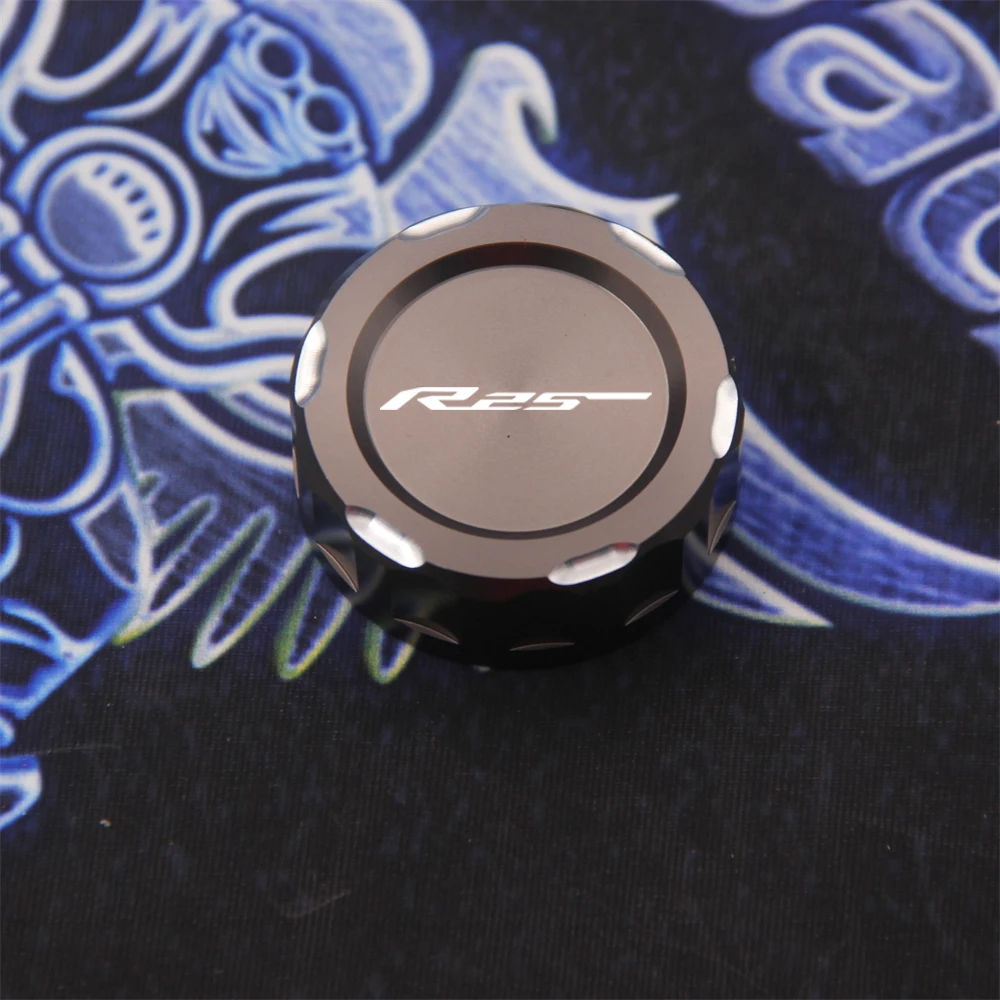 Motorcycle CNC Rear Brake Fluid Oil Reservoir Cover Cap For Yamaha R25 2013-2020 2015 2016 2017 2018 2019 R 25
Motorcycle CNC Rear Brake Fluid Oil Reservoir Cover Cap For Yamaha R25 2013-2020 2015 2016 2017 2018 2019 R 25