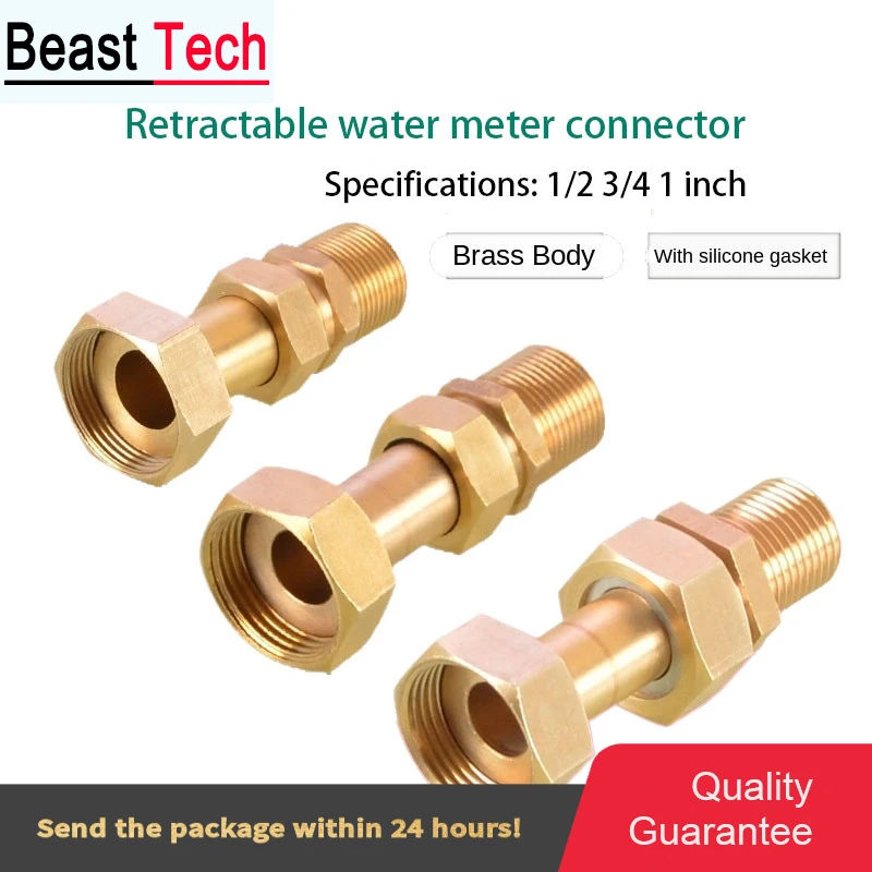 Outside wire to water pipe accessories Brass joint retractable 1/2inch to 3/4inch 1 inch water meter union joint inside
Outside wire to water pipe accessories Brass joint retractable 1/2inch to 3/4inch 1 inch water meter union joint inside