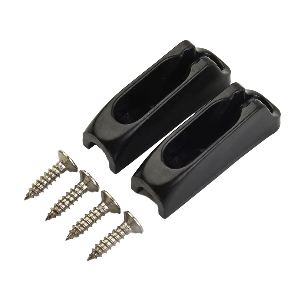 2Pcs Boat Cleat Self-Lock Rope Black Nylon Clam Cleat Cord Tensioner Runner Canoeing Kayak Surfing Marine Accessories
2Pcs Boat Cleat Self-Lock Rope Black Nylon Clam Cleat Cord Tensioner Runner Canoeing Kayak Surfing Marine Accessories