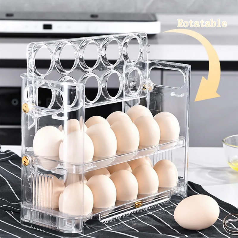 Egg Style Box Easy-to-use Storage Egg Your Container Storage New Fridge Tiers Fridge Organize Rotating Eggs In Box Organizer 3
Egg Style Box Easy-to-use Storage Egg Your Container Storage New Fridge Tiers Fridge Organize Rotating Eggs In Box Organizer 3