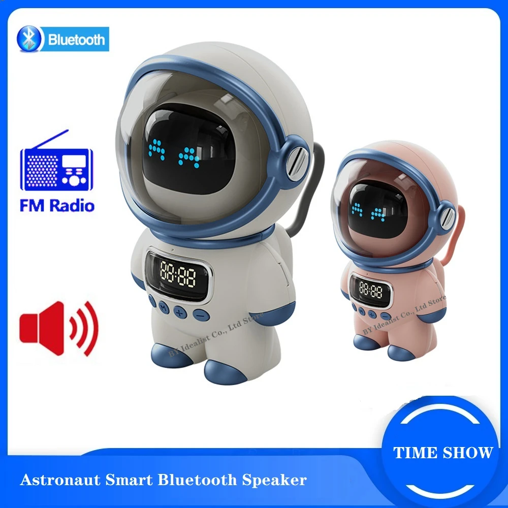 Astronaut Bluetooth Speaker Wireless Audio Portable Smart Intelligent Stereo Bass Mini Speakers FM Radio Subwoofer Music Speaker
Astronaut Bluetooth Speaker Wireless Audio Portable Smart Intelligent Stereo Bass Mini Speakers FM Radio Subwoofer Music Speaker