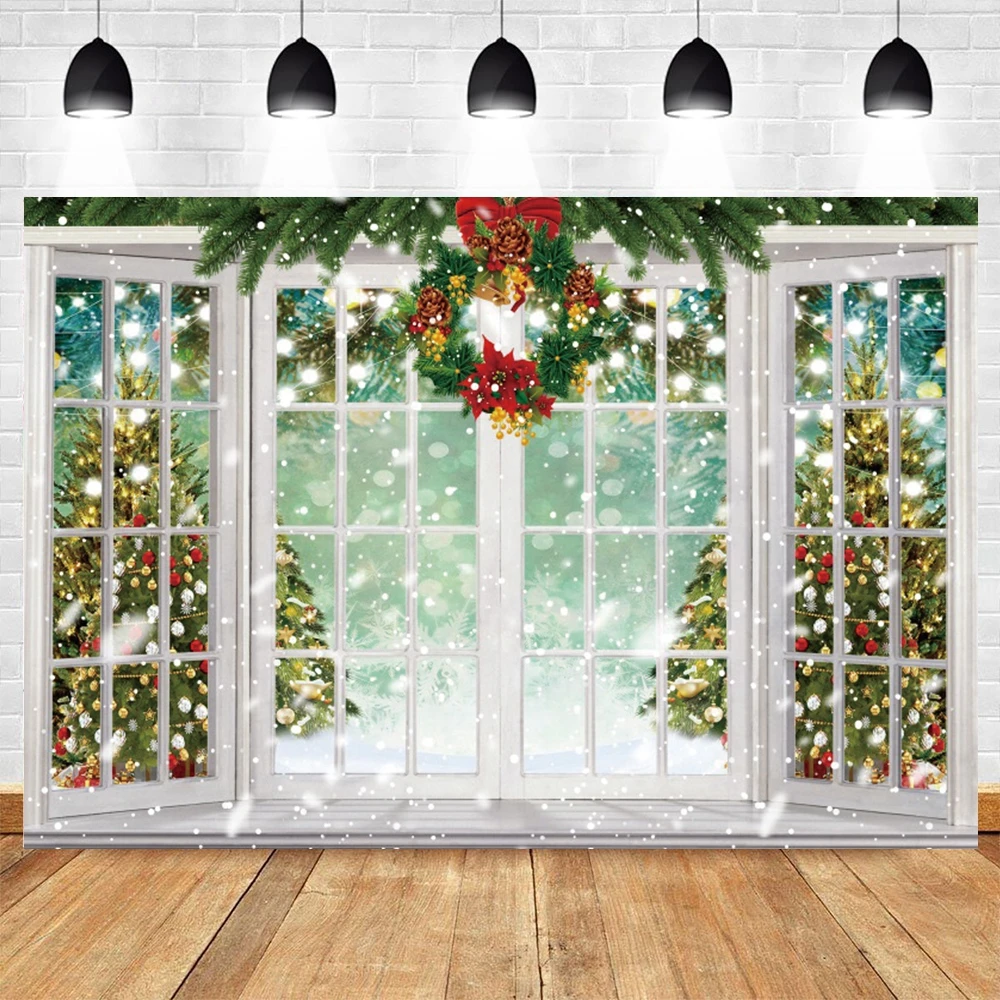 Christmas White Window Backdrop Baby Portrait Party Decor Tree Spots Photography Background Photocall Photographic Photo Studio
Christmas White Window Backdrop Baby Portrait Party Decor Tree Spots Photography Background Photocall Photographic Photo Studio