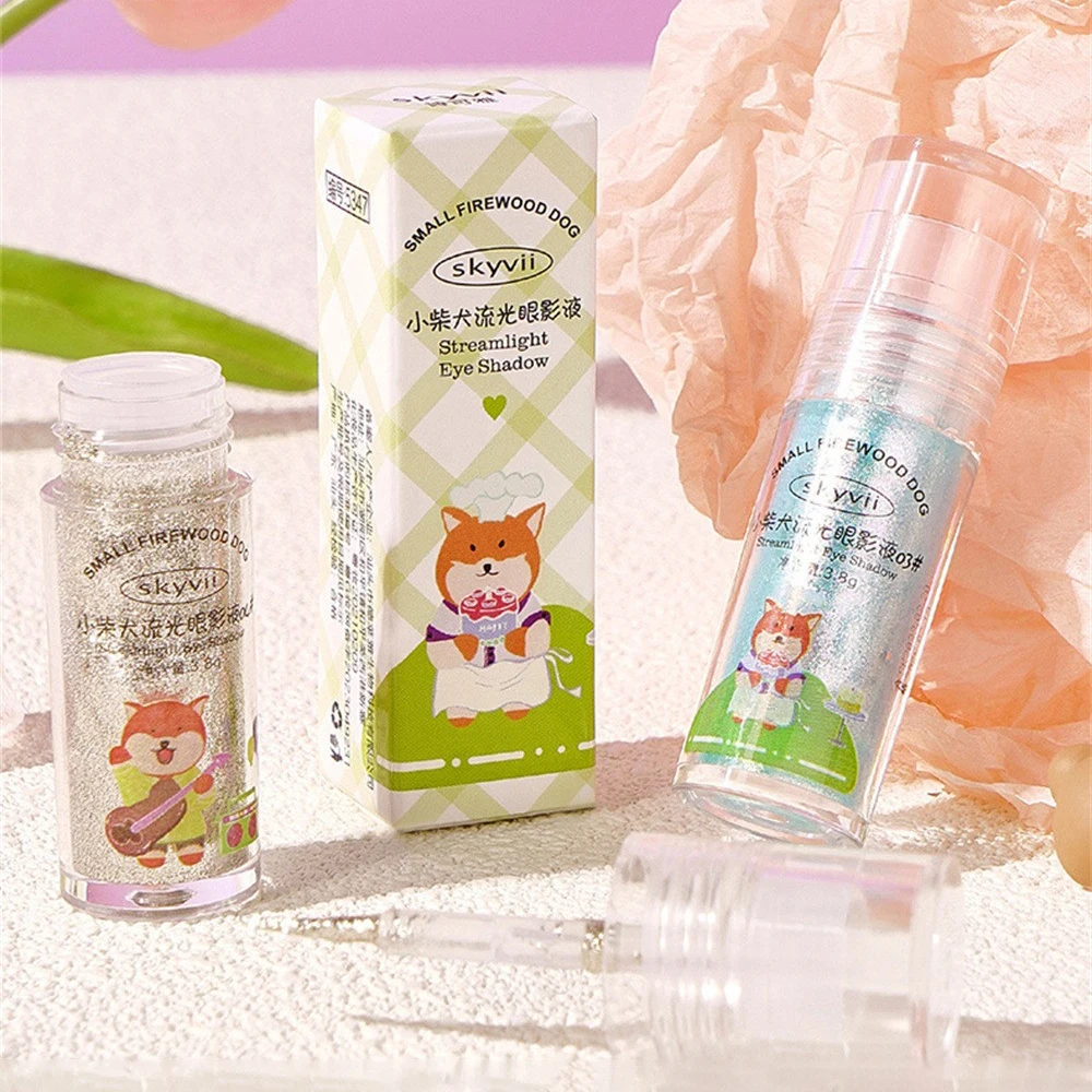 Liquid Eye Shadow Highlight Pearlescent Glitter Modify Stereo Eye Makeup Delicate And Silky Stream Bright Stars Into Eyes Beauty
Liquid Eye Shadow Highlight Pearlescent Glitter Modify Stereo Eye Makeup Delicate And Silky Stream Bright Stars Into Eyes Beauty