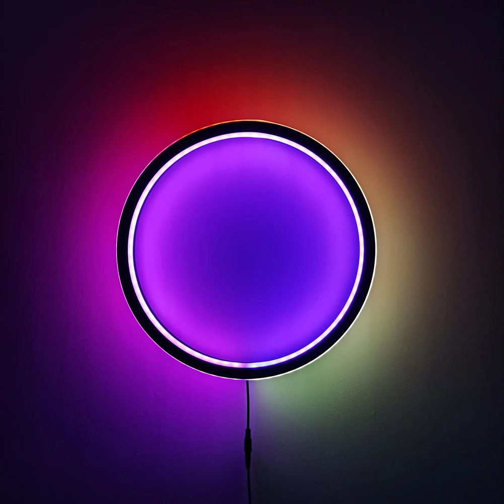 LED Colorful Circular Wall Lamp Room Lamp with Remote Control Bedside Circle Night Light for Hallways Living Room
LED Colorful Circular Wall Lamp Room Lamp with Remote Control Bedside Circle Night Light for Hallways Living Room