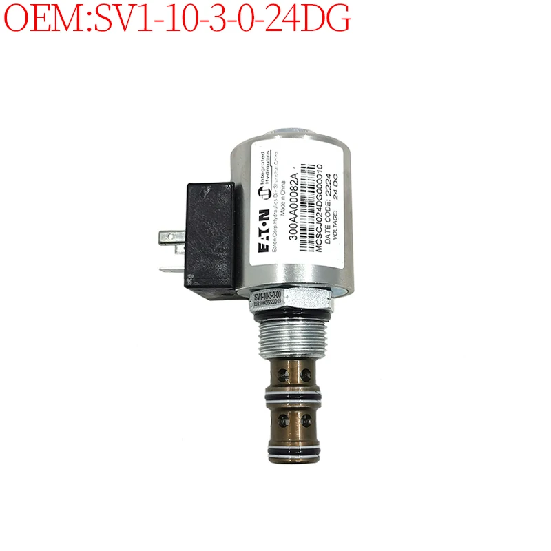 Construction Machinery Hydraulic Parts SV1-10-3-0-00 SV1-10-3-0-24DG SV1-10-3-0 ER10808220019 Solenoid Valve for EATON VICKERS
Construction Machinery Hydraulic Parts SV1-10-3-0-00 SV1-10-3-0-24DG SV1-10-3-0 ER10808220019 Solenoid Valve for EATON VICKERS