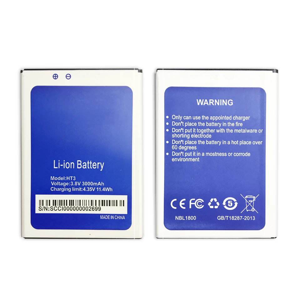 Battery For Homtom HT3 HT3 Pro Mobile Phone Batteries
Battery For Homtom HT3 HT3 Pro Mobile Phone Batteries