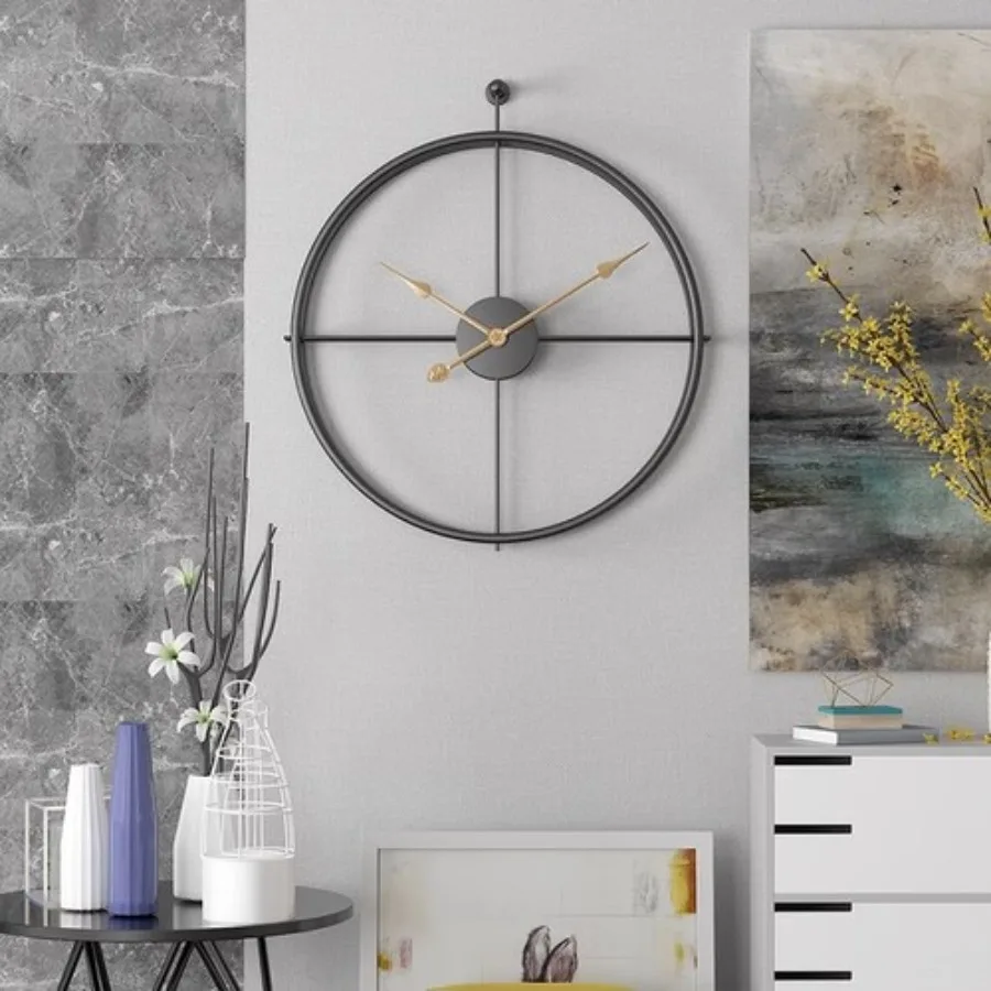 Metal Big Size Wall Clocks Minimalist Nordic Design Living Room Hall Watch Luxury Battery Operated Relogio De Parede Home Decor
Metal Big Size Wall Clocks Minimalist Nordic Design Living Room Hall Watch Luxury Battery Operated Relogio De Parede Home Decor
