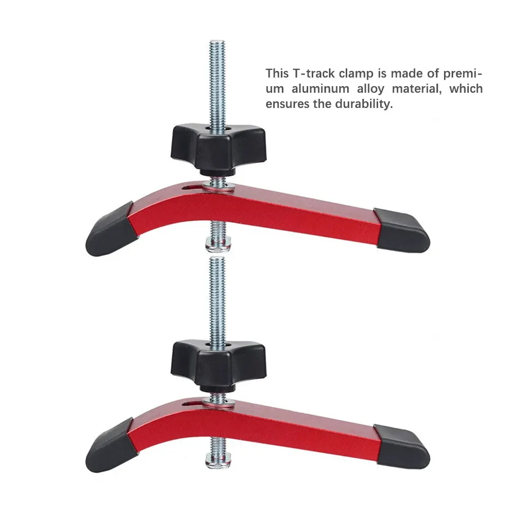 Pack of 2 T-track Clamp Workmanship Industrial Accessories Compact Size Stabilizer Hand Tool Platen Fixing Clamps Hold Down Clip
Pack of 2 T-track Clamp Workmanship Industrial Accessories Compact Size Stabilizer Hand Tool Platen Fixing Clamps Hold Down Clip