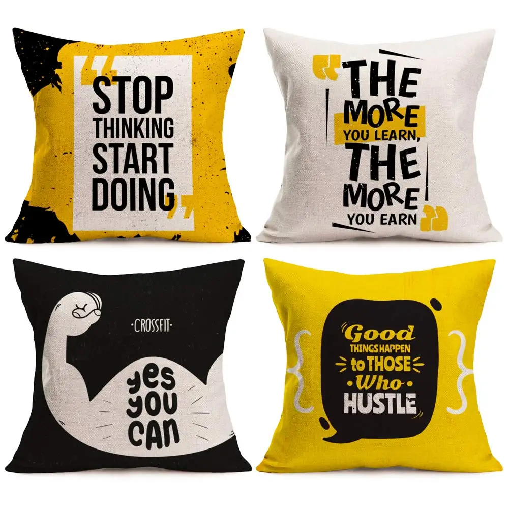 Льняная наволочка с простым текстовым принтом, наволочка для дивана в гостиную, украшение для дома, наволочки 40x40 
Льняная наволочка с простым текстовым принтом, наволочка для дивана в гостиную, украшение для дома, наволочки 40x40