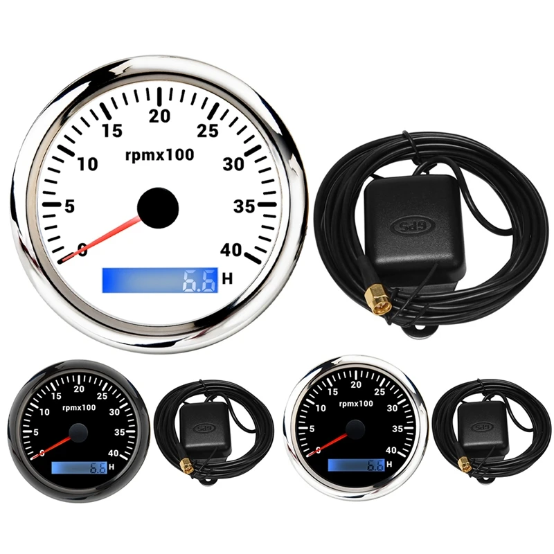 85MM Marine Speedometer 0-4000/RPM Speedometer 7-Color Backlight Digital Odometer for Yachts Boats
85MM Marine Speedometer 0-4000/RPM Speedometer 7-Color Backlight Digital Odometer for Yachts Boats