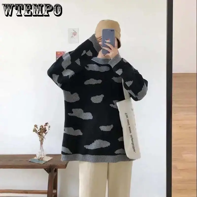 Women Winter Sweaters Clouds Pattern Oversized Loose Pullover Sweater Knitted Jumper Thick Warm 2021 Woman Fall Sweater Fashion
Women Winter Sweaters Clouds Pattern Oversized Loose Pullover Sweater Knitted Jumper Thick Warm 2021 Woman Fall Sweater Fashion