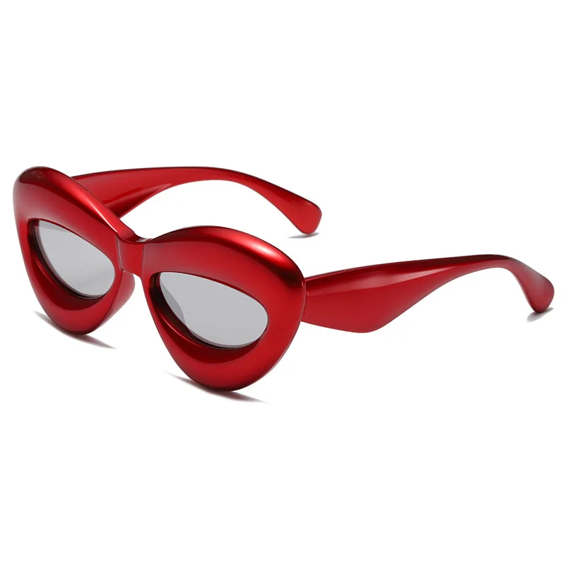 Inflatable lips y2k future wind ins trend fashion European and American men's and women's cat eye personality sunglasses
Inflatable lips y2k future wind ins trend fashion European and American men's and women's cat eye personality sunglasses