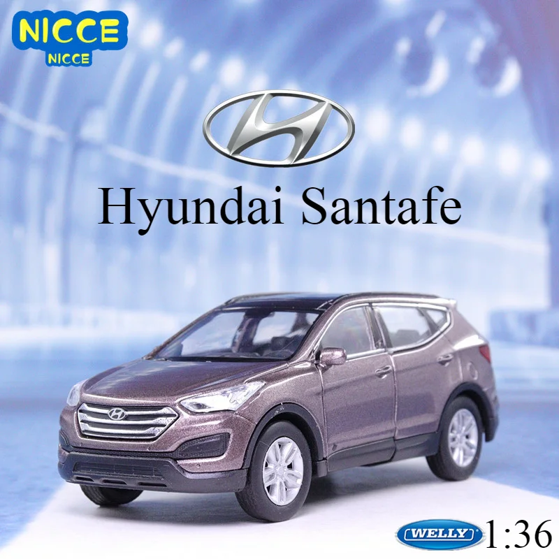 WELLY 1:36 Simulator Classic Hyundai Santafe Pull Back Car Model Car Metal Alloy Sports Car Toy Car For Kids Collection B105
WELLY 1:36 Simulator Classic Hyundai Santafe Pull Back Car Model Car Metal Alloy Sports Car Toy Car For Kids Collection B105