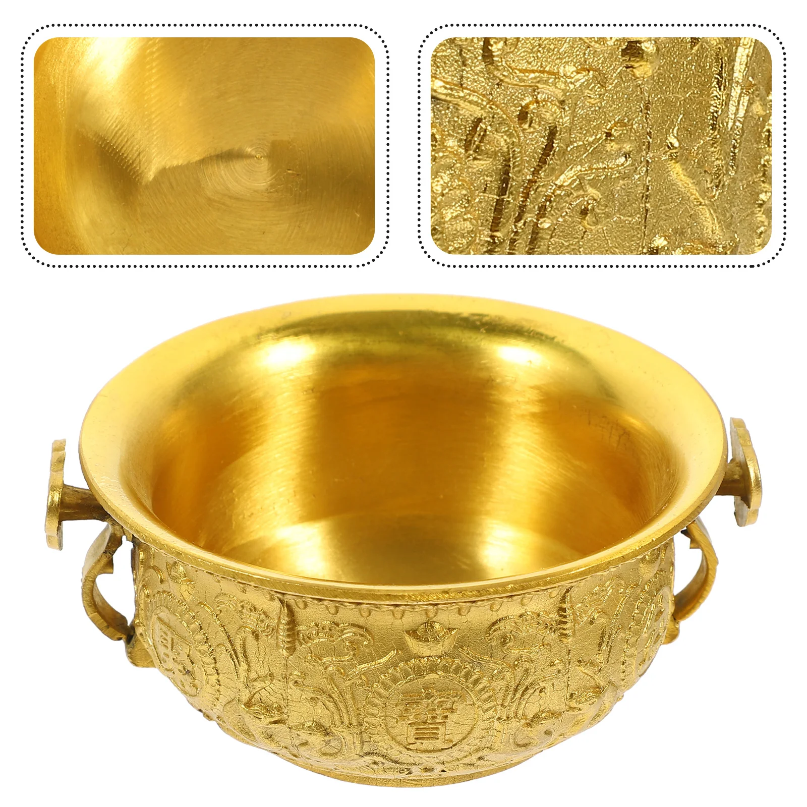 Decoration Yuan Bao Treasure Basin Decorations Home Brass Treasure Bowl Fengshui Statute Dining Table Centerpieces
Decoration Yuan Bao Treasure Basin Decorations Home Brass Treasure Bowl Fengshui Statute Dining Table Centerpieces