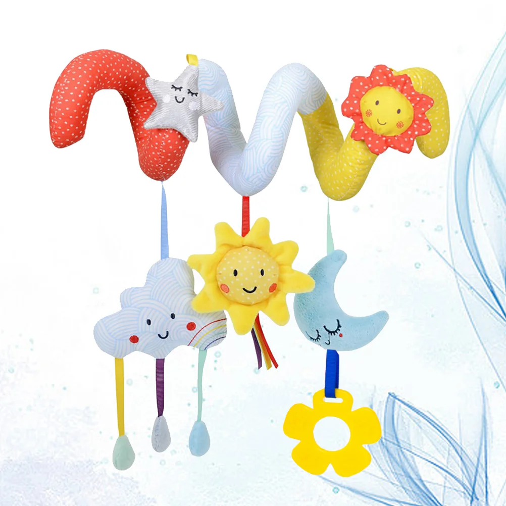 

Hanging Crib Toys Around Stroller Doll Wrap Seats Baby Animals Plush Rattles Infant Bed Stuffed Star Cot Children Comfort