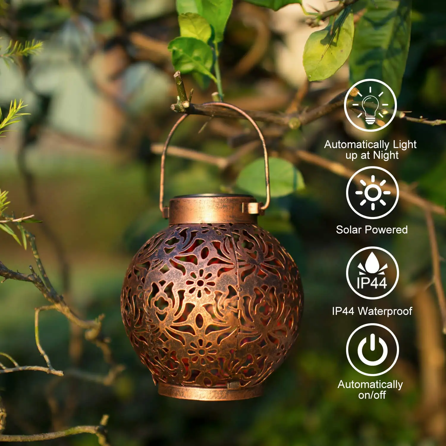 2022 Waterproof Solar Lamp Retro Hollow Lantern Light Art Decorative Hanging Lantern Outdoor Lighting Waterproof Landscape Light
2022 Waterproof Solar Lamp Retro Hollow Lantern Light Art Decorative Hanging Lantern Outdoor Lighting Waterproof Landscape Light