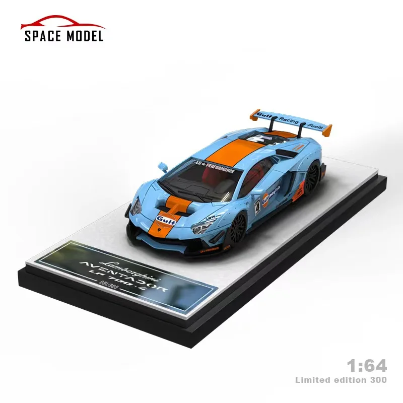 SPACE MODEL 1:64 LB Works Lambo LP700-4 LB Performance 2.0 GULF Racing #4 Diecast Model Car
SPACE MODEL 1:64 LB Works Lambo LP700-4 LB Performance 2.0 GULF Racing #4 Diecast Model Car