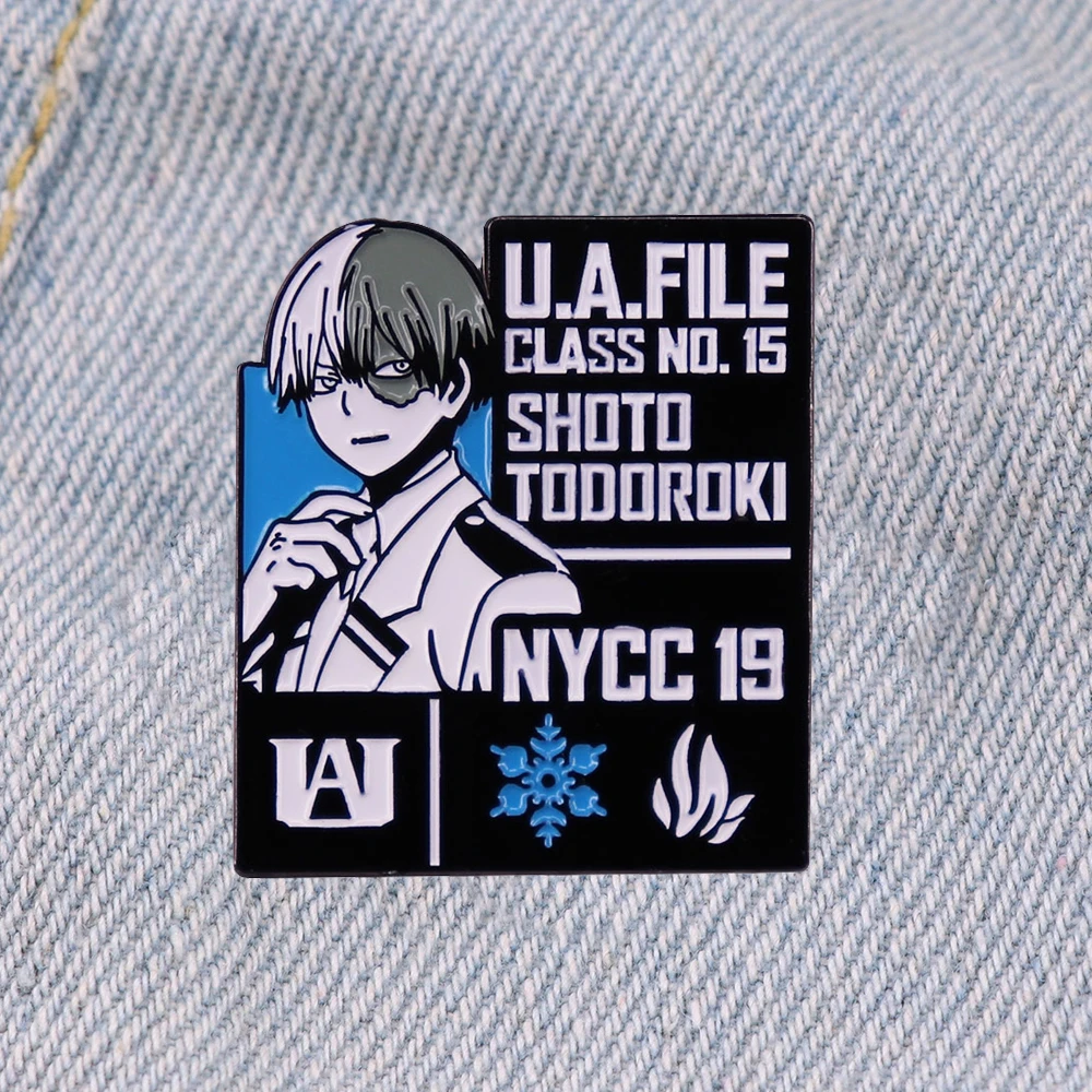 Japanese Todoroki Shoto Enamel Pin Lapel Pins Badges on Backpack Brooches on Clothes Cute Jewelry Manga Anime Accessories Gift 
Japanese Todoroki Shoto Enamel Pin Lapel Pins Badges on Backpack Brooches on Clothes Cute Jewelry Manga Anime Accessories Gift