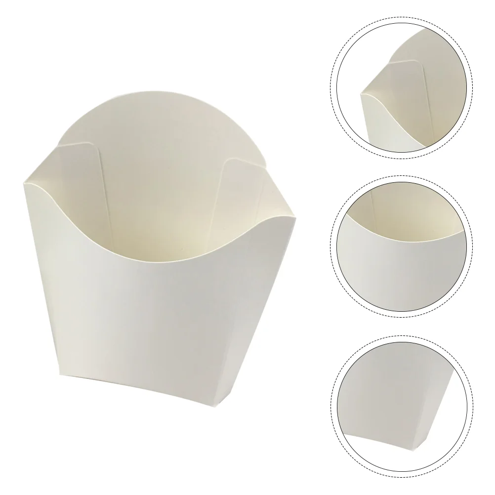 French Cups Fry Fries Snack Holders Containers Cup Holder One Time Paper Charcuterie Popcornbox White Stackable Fried Packaging
French Cups Fry Fries Snack Holders Containers Cup Holder One Time Paper Charcuterie Popcornbox White Stackable Fried Packaging