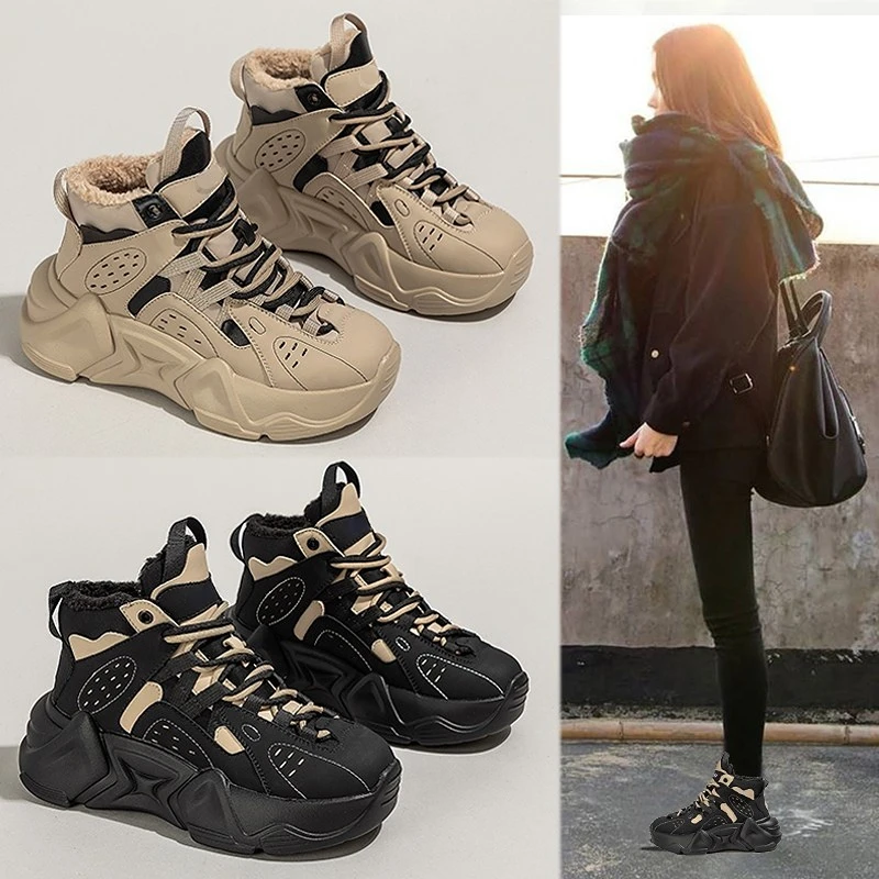 Женские высокие кроссовки, повседневная обувь на платформе, удобные прогулочные кеды, модные дизайнерские, Осень-зима
Женские высокие кроссовки, повседневная обувь на платформе, удобные прогулочные кеды, модные дизайнерские, Осень-зима