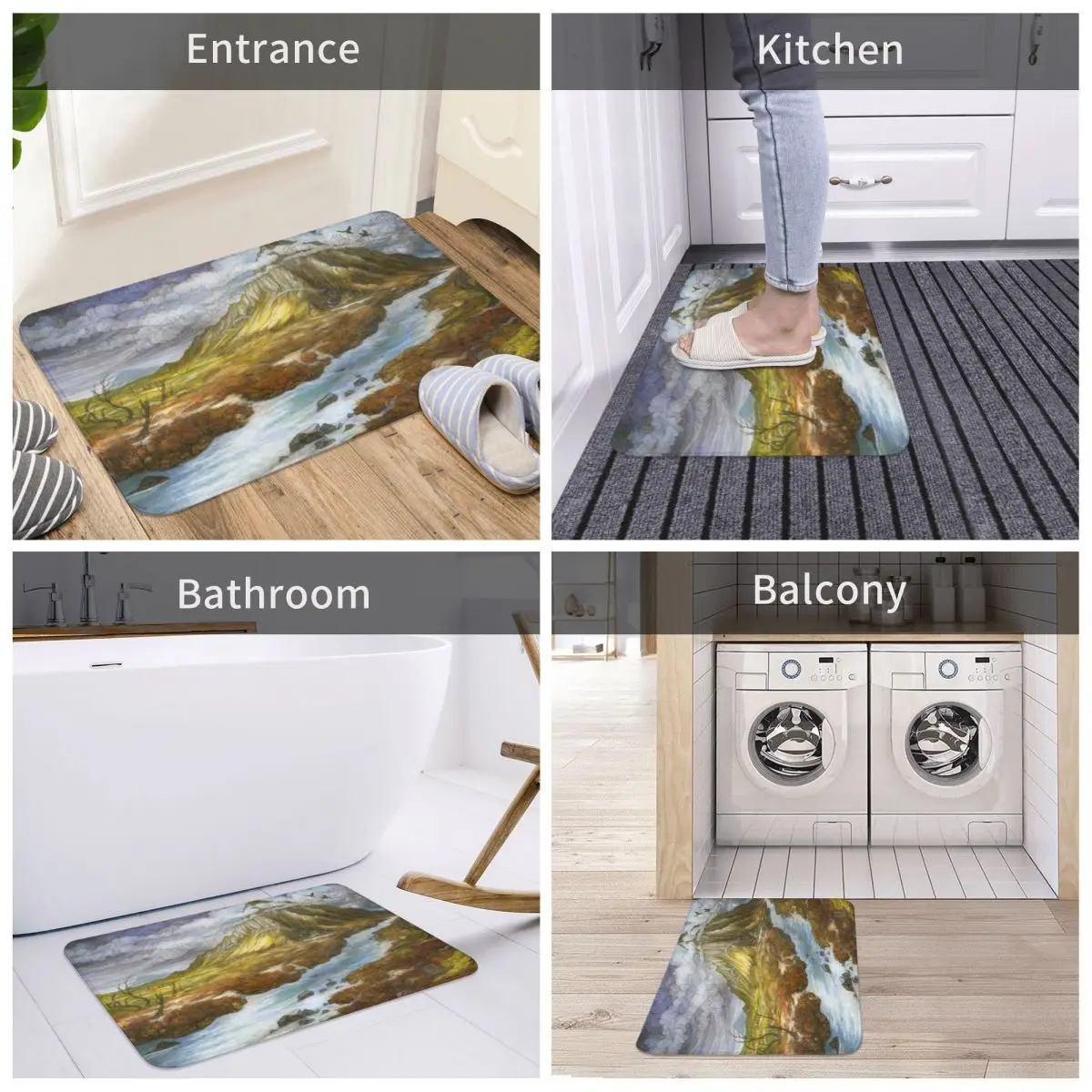 Lonely Mountain Borderless Carpet Decor 3D Rug Doormat Bathmat Non-slip Entrance Living Room Home Kitchen Bathroom Cute Toilet
Lonely Mountain Borderless Carpet Decor 3D Rug Doormat Bathmat Non-slip Entrance Living Room Home Kitchen Bathroom Cute Toilet