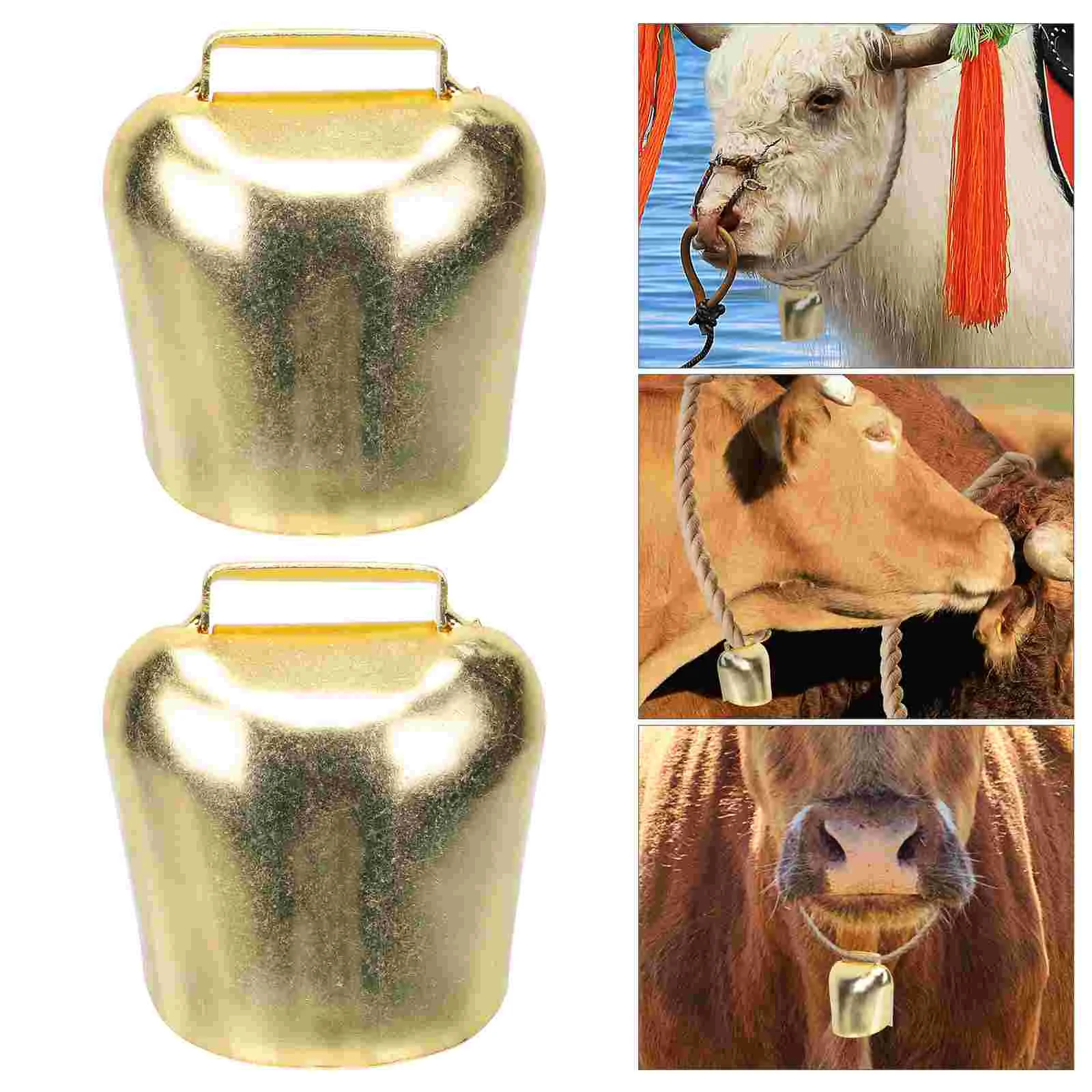 

Bells Bell Grazing Cow Pet Anti Metal Sheep Copper Lost Cattle Horse Animal Farm Retro Craft Red Cowbell Training Potty Dog