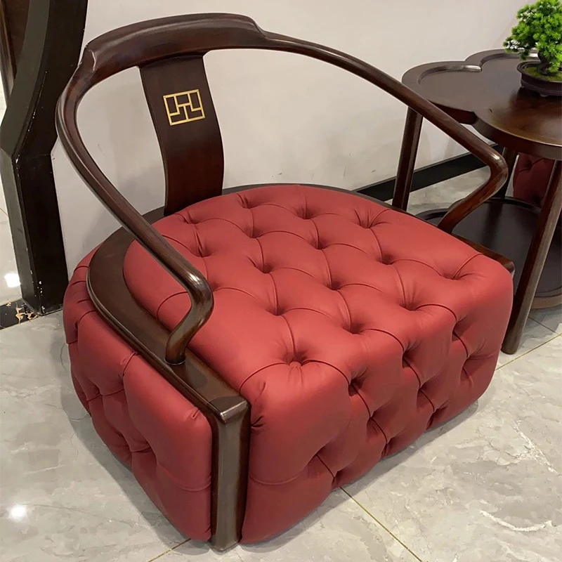 Solid Wood Leisure Chair Living Room Single Sofa Negotiation Ebony Circle Furniture Muebles Couch Sillas
Solid Wood Leisure Chair Living Room Single Sofa Negotiation Ebony Circle Furniture Muebles Couch Sillas