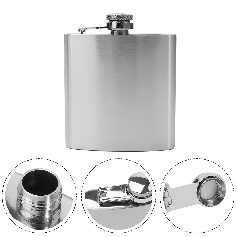 6oz/8oz Stainless Steel Hip Flask With Funnel Pocket Hip Flask Alcohol Whiskey Hip Flask Screw Cap 168/220ml Drinkware Tool
6oz/8oz Stainless Steel Hip Flask With Funnel Pocket Hip Flask Alcohol Whiskey Hip Flask Screw Cap 168/220ml Drinkware Tool