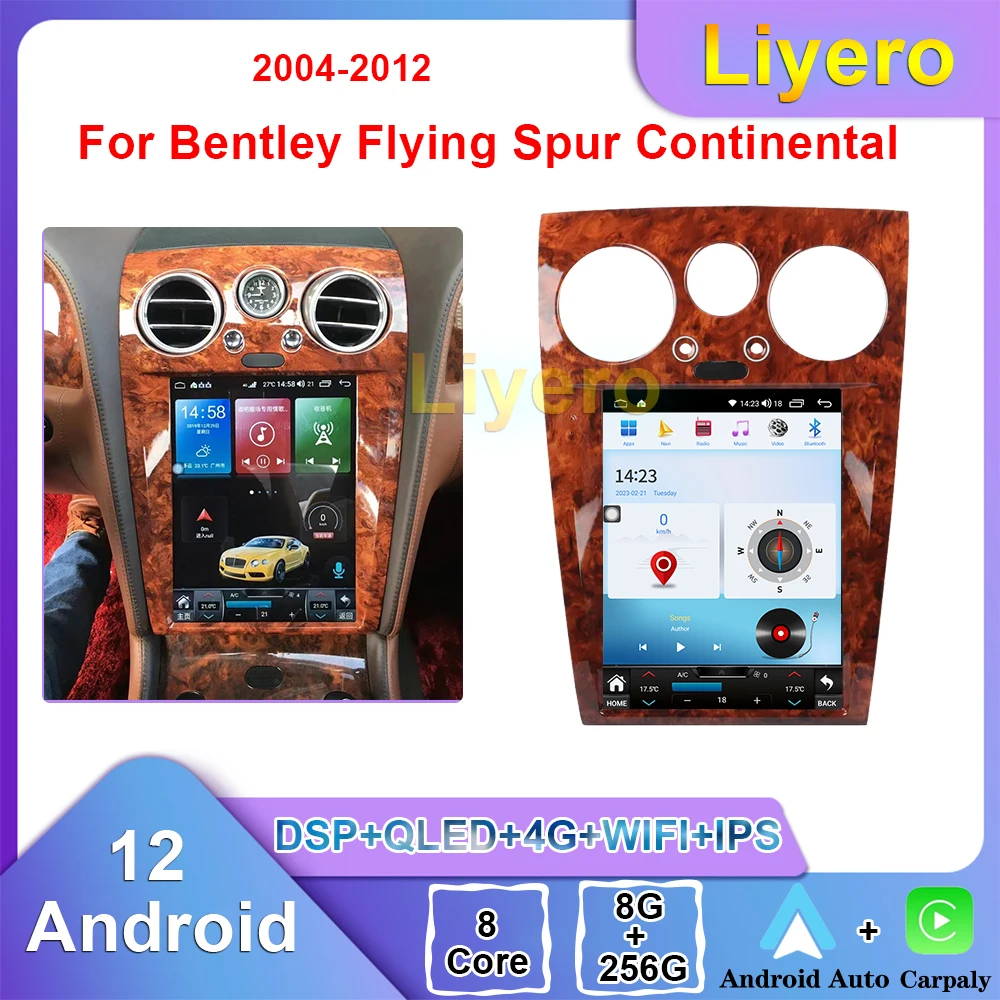 Автомагнитола Liyero для Bentley Flying прямой Continental 2004-2012, Автомагнитола для Android, стерео видео, DSP
Автомагнитола Liyero для Bentley Flying прямой Continental 2004-2012, Автомагнитола для Android, стерео видео, DSP