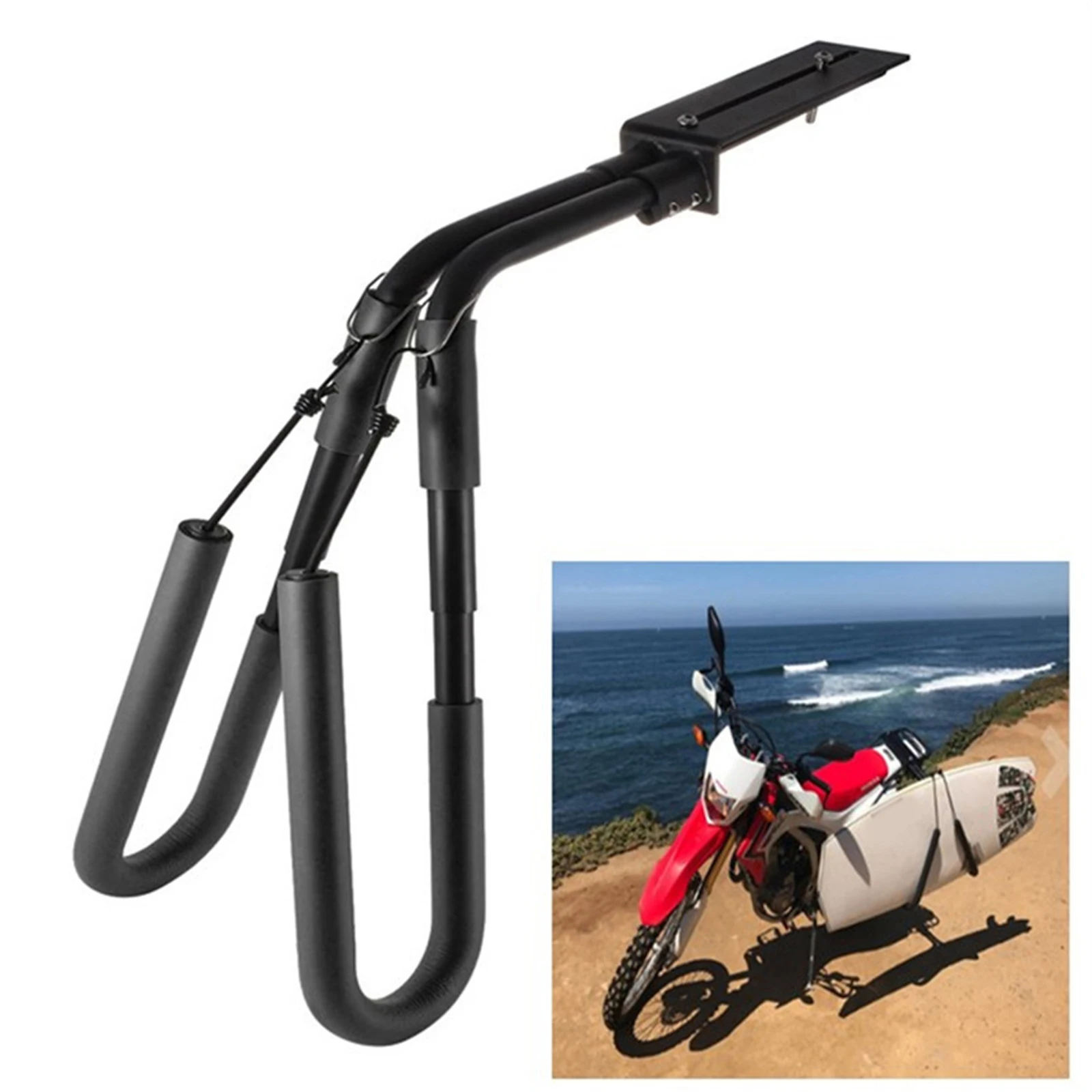 1set Bike Surfboard Rack To Posts Hot Sale Adjustable 800x80mm Bike Longboard Carrier Mount Holder Bracket Rack Surfing Parts
1set Bike Surfboard Rack To Posts Hot Sale Adjustable 800x80mm Bike Longboard Carrier Mount Holder Bracket Rack Surfing Parts
