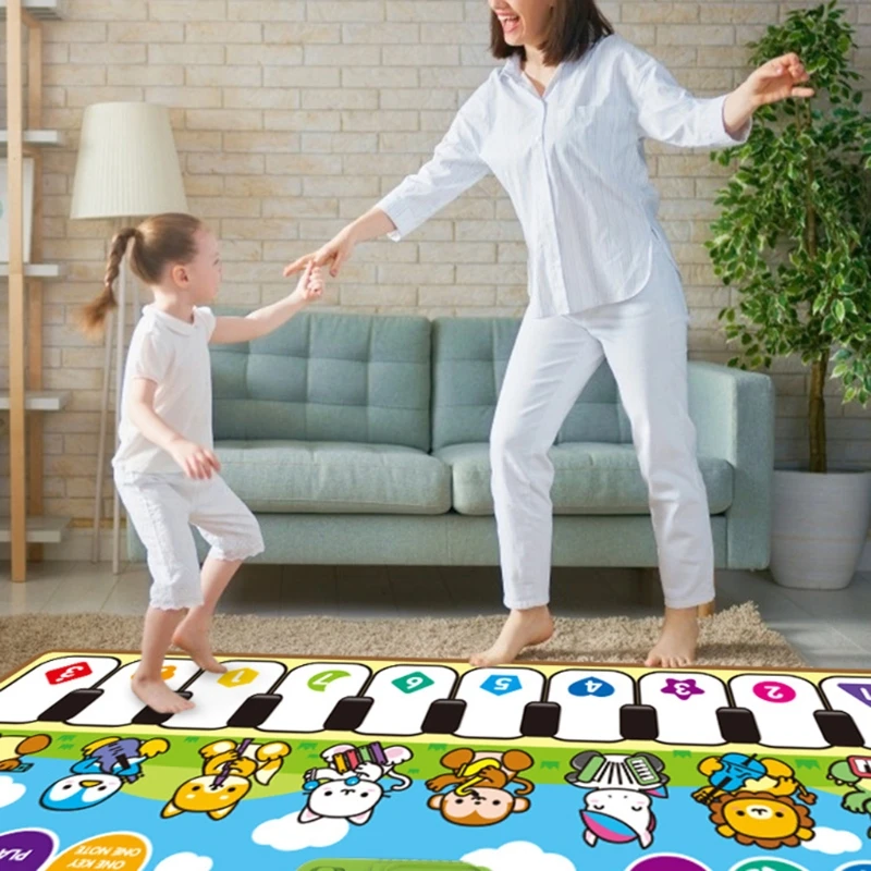 8-in-1 Music Piano Mat Toy w/ Record Play Back Demo Portable Instrument Dance Mat Baby Fine Motor Skill Learning Playset
8-in-1 Music Piano Mat Toy w/ Record Play Back Demo Portable Instrument Dance Mat Baby Fine Motor Skill Learning Playset